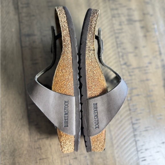 Birkenstock Brown Sandals Cork Midsole Comfort - Picture 5 of 9